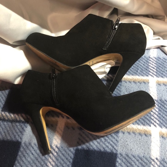 Italian Suede Booties - Picture 1 of 7